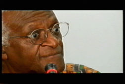 Bishop Desmond Tutu at Expo 2000 Hanover - Chris Murphy Director of Photography